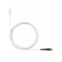 Lavalier Omni. Palabra. Sens. Baja. Cable 1.6mm MTQG. Blanco. Acc Inc
