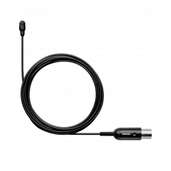 Lavalier Omni. Natural. Sensibilidad Alta. Cable 1.6mm MTQG. Negro