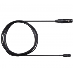 Cable desmontable con conector Neutrik XLR hembra de 4 pines