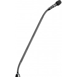 Micrófono DualFlex 38cm Anillo Rojo Supercardioide Sin Previo. Negro