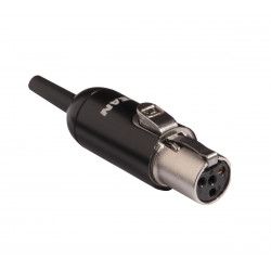 Conector Neutrik MTQG TA4F para Shure.