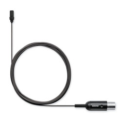 Lavalier Cardioide negro con cable XLR